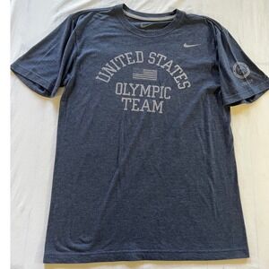 Nike Mens United States Olympic Team London 2012 T-Shirt Gray Medium Standard
